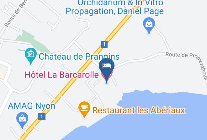 Nyon - Hotel La Barcarolle Maps