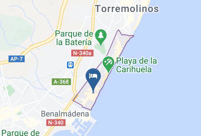 Malaga - Hotel La Barracuda Maps