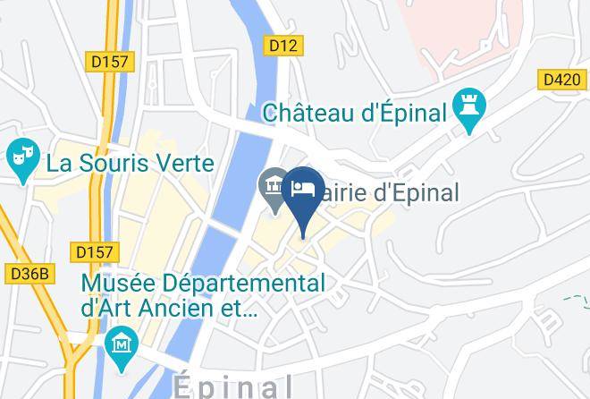 Hotel La Basilique Map