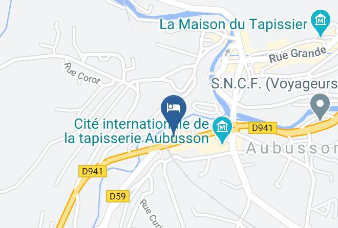 Creuse - Hotel La Beauze Maps