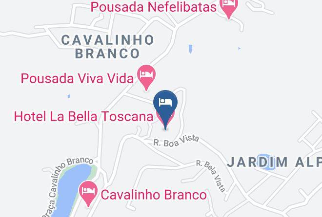 Aguas De Lindoia - Hotel La Bella Toscana Maps