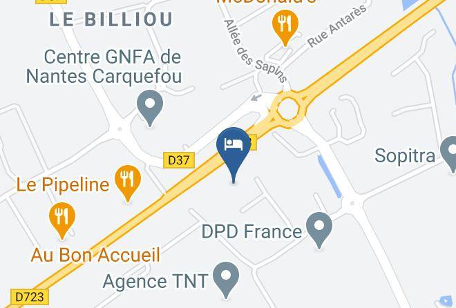Loire Atlantique - Hotel La Belle Etoile Maps