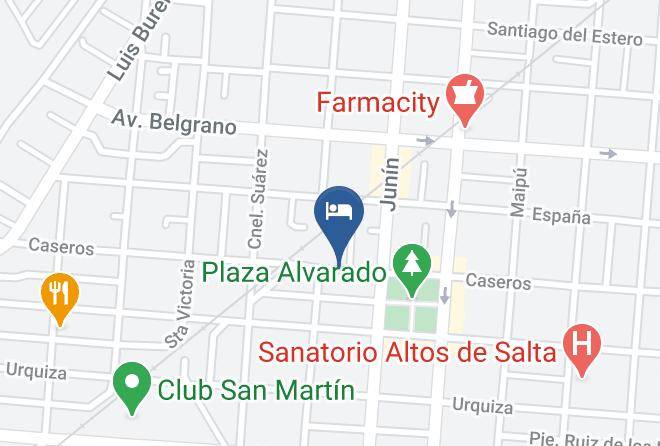 Salta - Hotel La Beltraneja Hospederia De Salta Maps