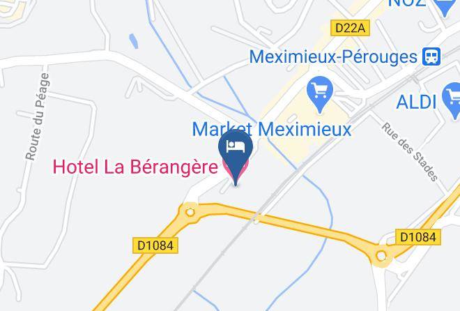 Ain - Hotel La Berangere Maps