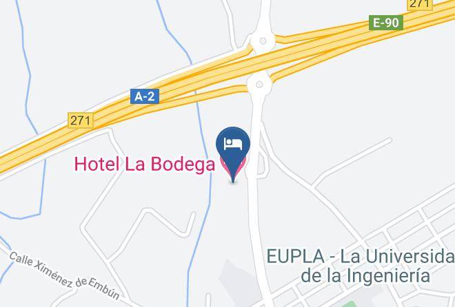 Zaragoza - Hotel La Bodega Maps