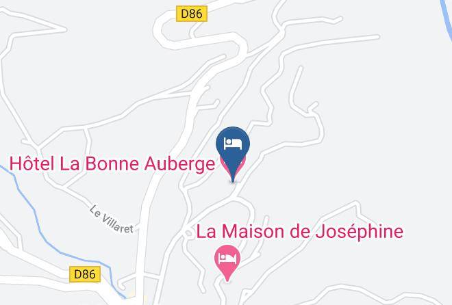 Hautes Alpes - Hotel La Bonne Auberge Maps