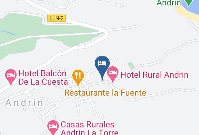 Asturias - Hotel La Boriza Maps