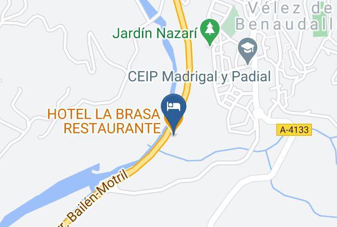 Granada - Hotel La Brasa Restaurante Maps