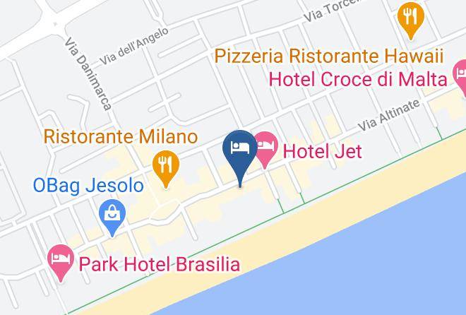 Venice - Hotel La Brezza Maps