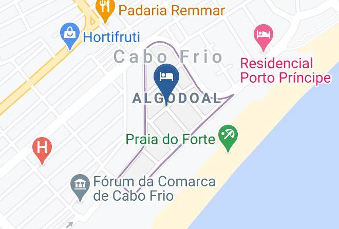 Cabo Frio - Hotel La Brise Maps
