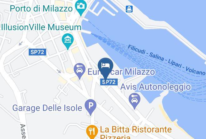 Messina - Hotel La Bussola Maps