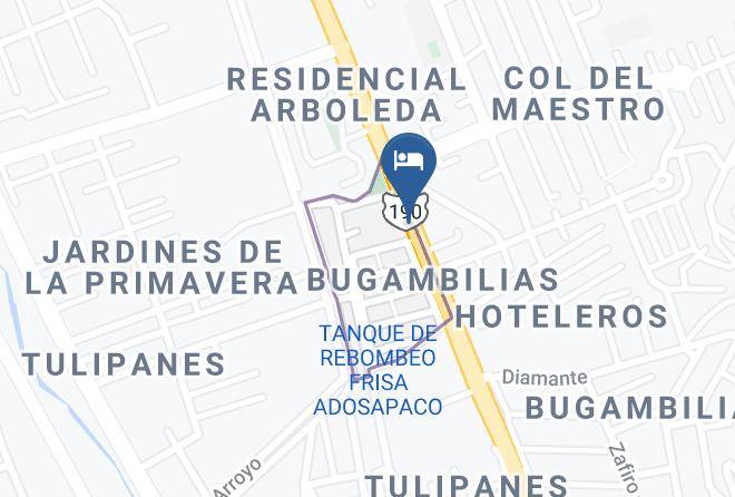 Oaxaca De Juarez - Hotel La Cabana Maps