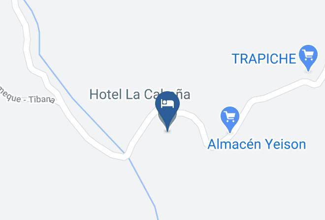 Hotel La Cabana Map - Boyaca - Tibana