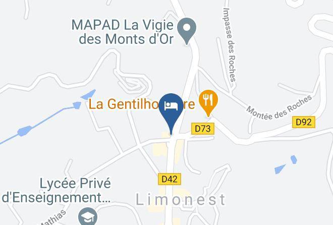 Rhone - Hotel La Caborne Maps