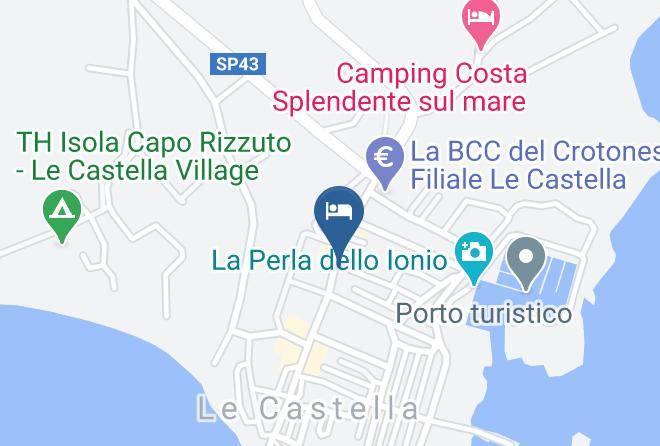Crotone - Hotel La Calabrese Maps