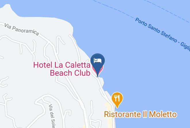 Grosseto - Hotel La Caletta Beach Club Maps