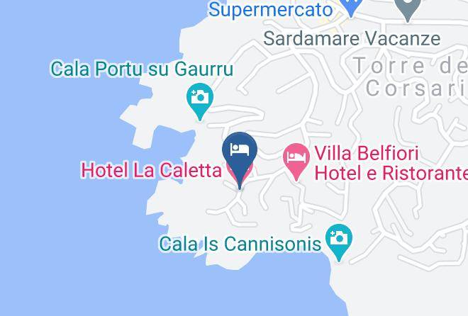 Province Of South Sardinia - Hotel La Caletta Maps