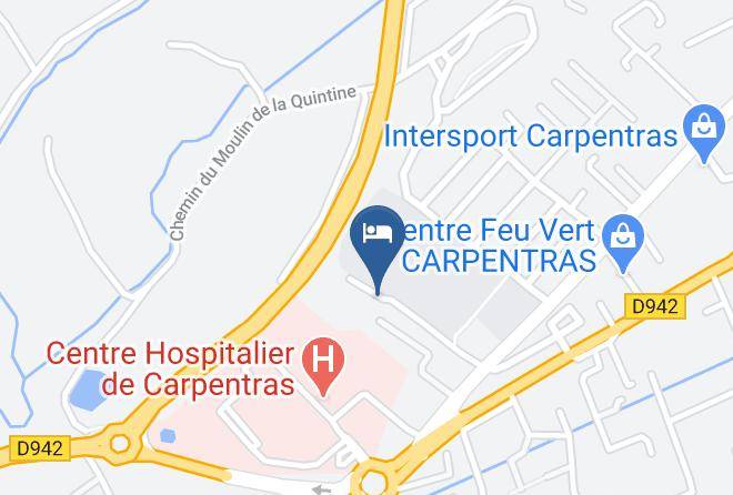 Vaucluse - Hotel La Calignado Maps
