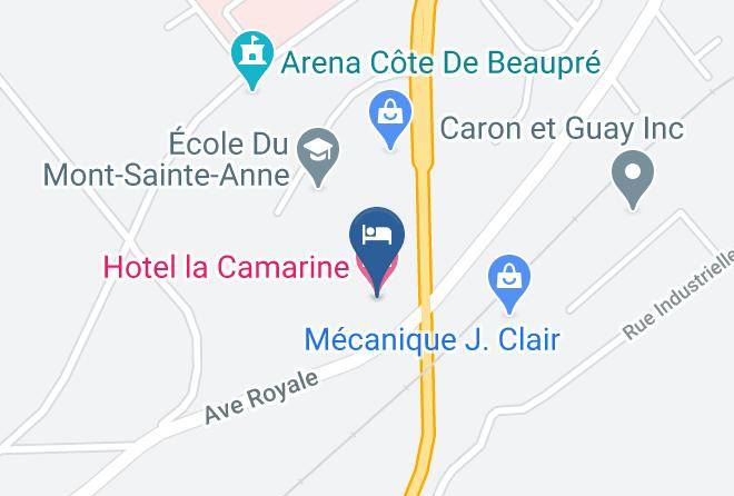 La Cote De Beaupre Regional County Municipality - Hotel La Camarine Maps