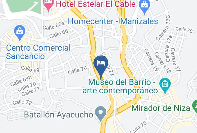 Manizales - Hotel La Camelia Maps