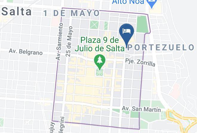 Salta - Hotel La Candela Maps