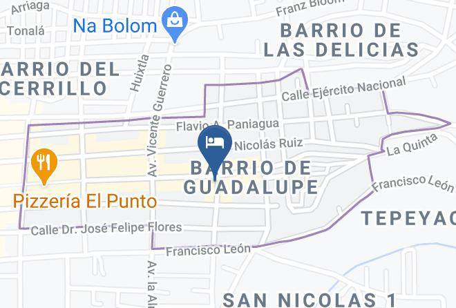 San Cristobal De Las Casas - Hotel La Capilla Maps