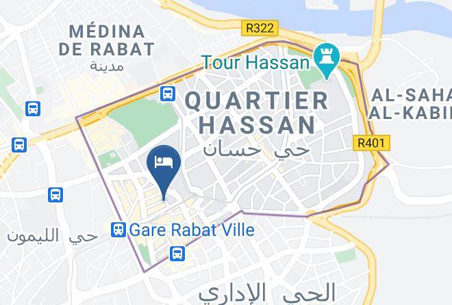 Rabat - Hotel La Capitale Maps