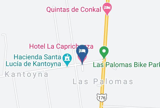 Conkal - Hotel La Caprichozza Maps