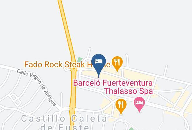 Hotel La Casita Caleta De Fuste Fuerteventura Map