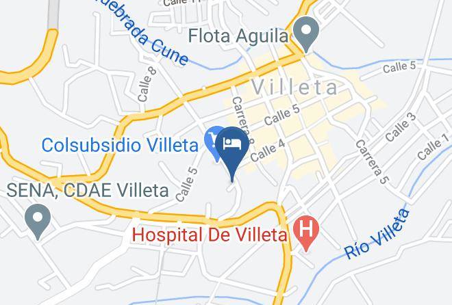 Villeta - Hotel La Casita De Betty Maps
