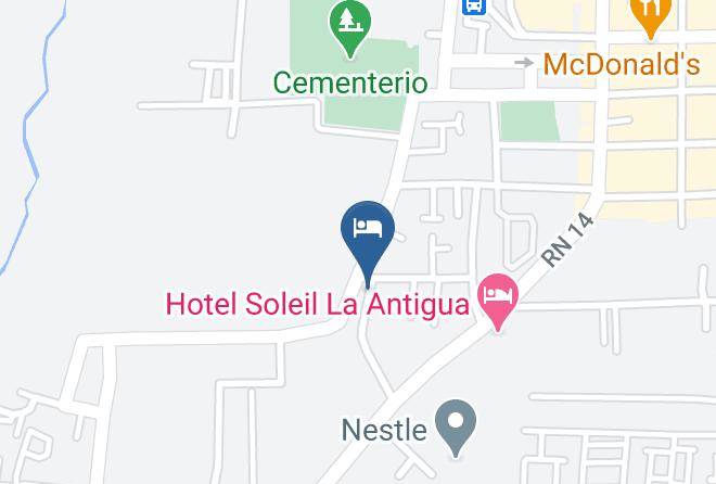Antigua Guatemala - Hotel La Casita De Roca Maps