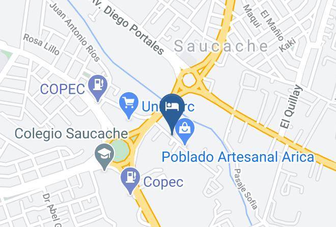 Arica Province - Hotel La Casona Maps