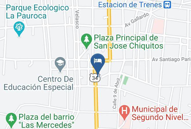 Chiquitos - Hotel La Casona Chiquitana Maps
