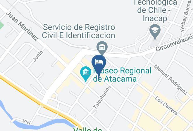 Copiapo Province - Hotel La Casona Maps