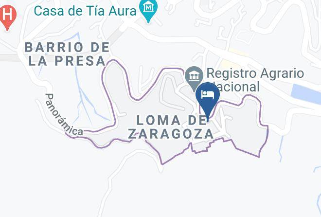 Guanajuato Lomas De Zaragoza - Hotel La Casona De Cantera Maps