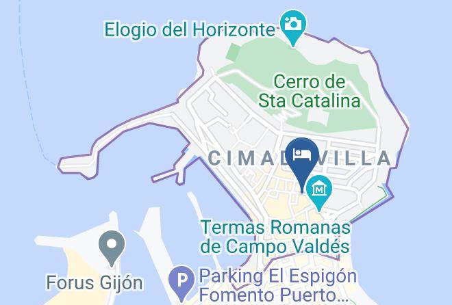 Asturias - Hotel La Casona De Jovellanos Maps