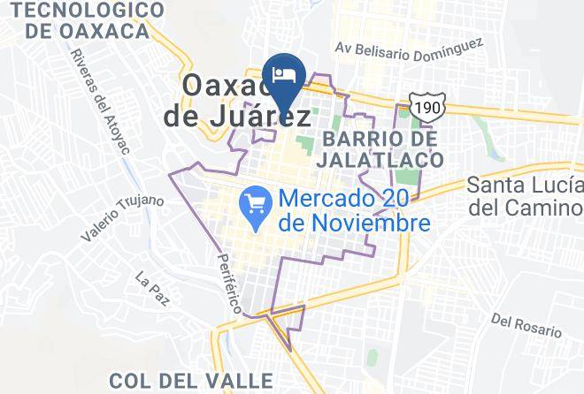 Oaxaca De Juarez - Hotel Parador Monte Carmelo Maps