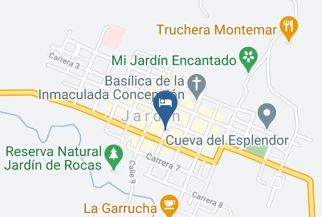 Jardin - Hotel La Casona Maps