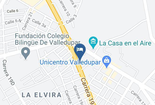Valledupar - Hotel La Casona Vieja Maps