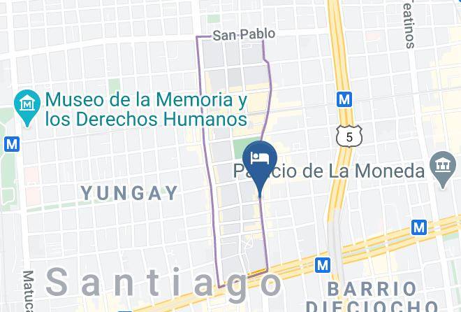 Santiago - Hotel La Castellana Maps