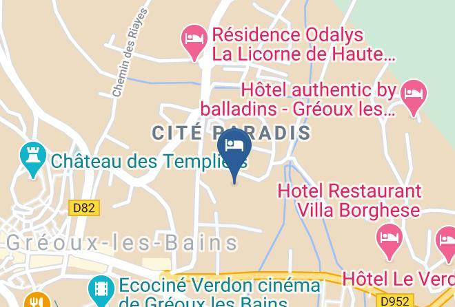 Alpes De Haute Provence - Hotel La Castellane Maps