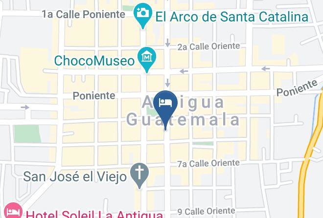 Antigua Guatemala - Hotel La Catedral Maps