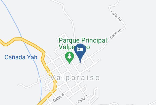 Valparaiso - Hotel La Ceiba Valparaiso Maps