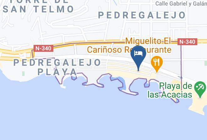 Malaga - Hotel La Chancla Maps