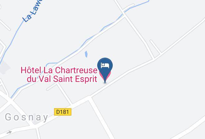 Hotel La Chartreuse Du Val Saint Esprit Map