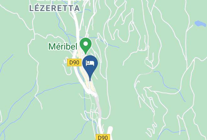 Savoie - Hotel La Chaudanne Meribel 4 Etoiles Maps
