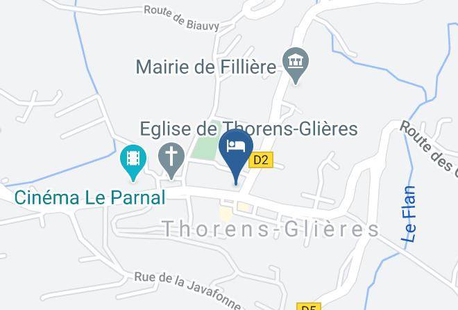 Haute Savoie - Hotel La Chaumiere Savoyarde Maps