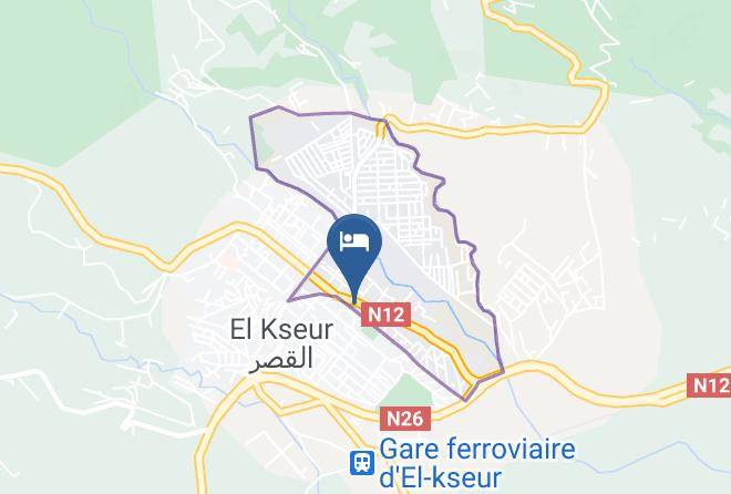 Bejaia - Hotel La Cigogne Maps
