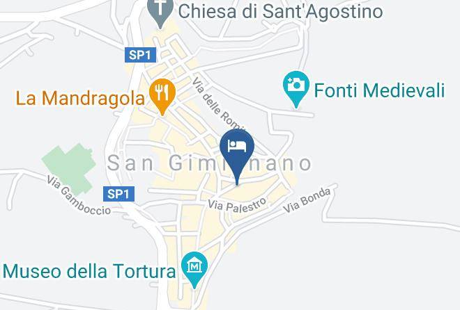 Siena - Hotel La Cisterna Maps