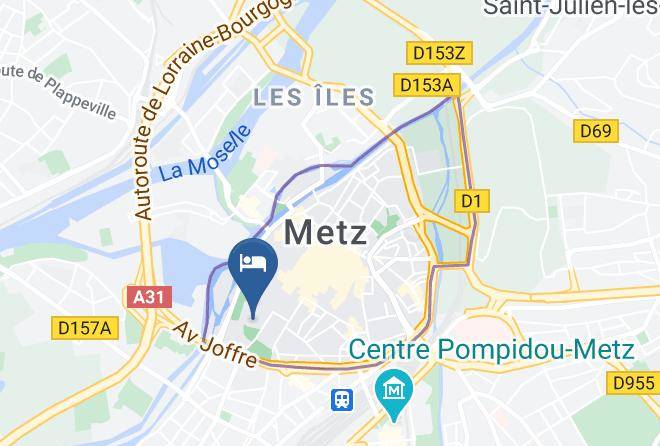 Moselle - Hotel La Citadelle Metz Mgallery Maps